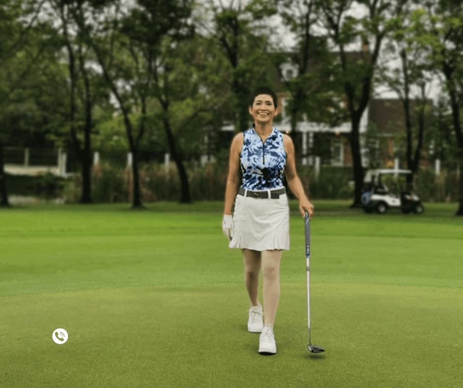 Image accompanying Post Six: Welcome aboard, Aruny! ????♀️⛳️????