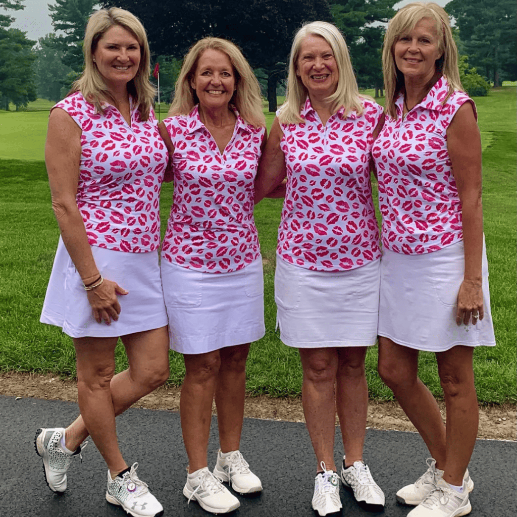 Image accompanying Post Seven: Looking awesome. Blonde bombers!????????♀️❤️⛳️